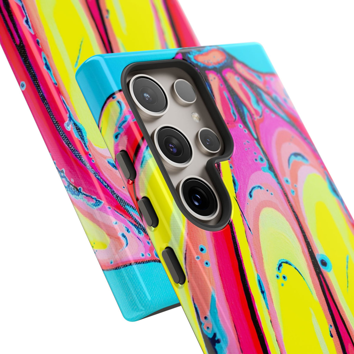 Neon Fat Bananas Tough Phone Case