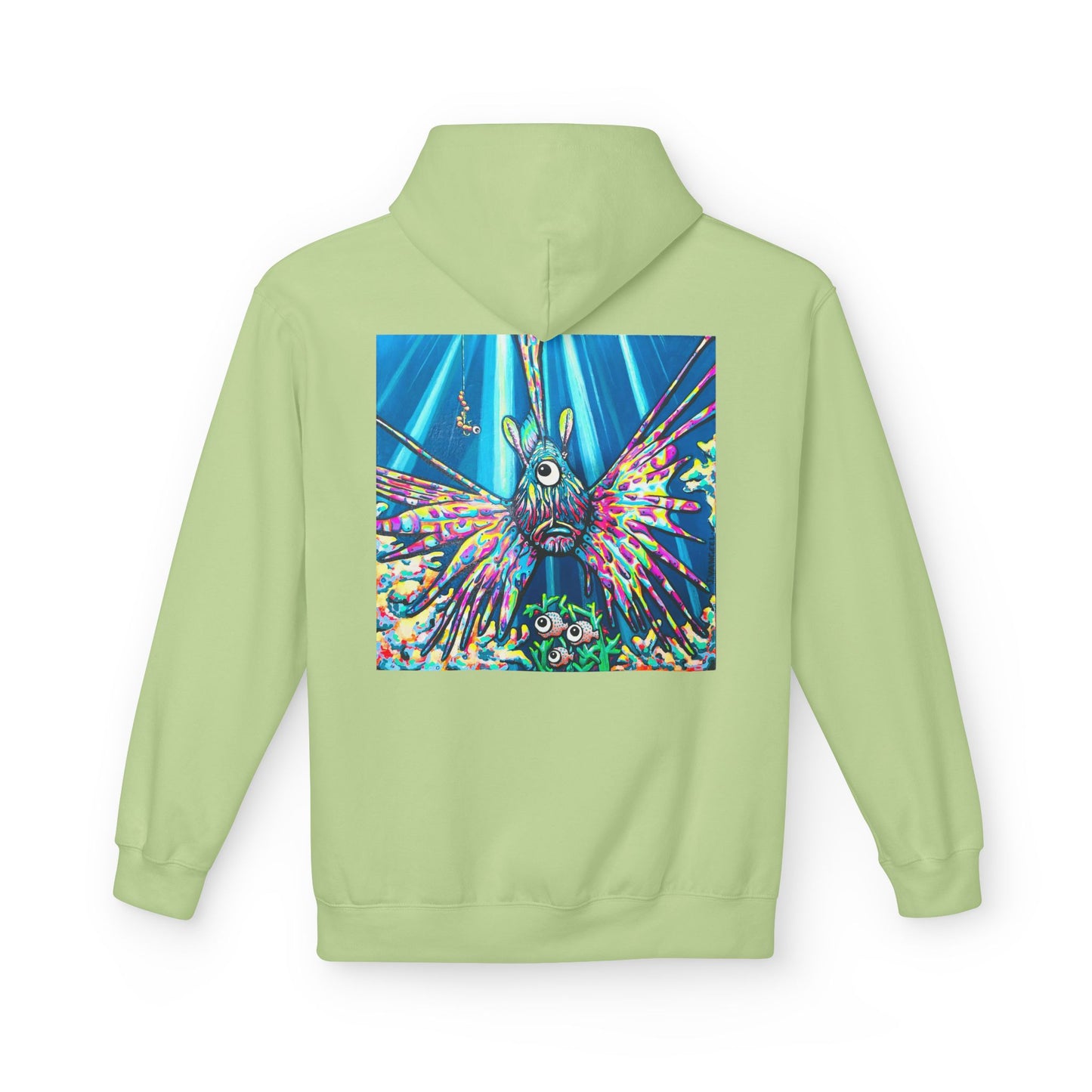 Unisex Cyclops Lionfish Soft Hoodie