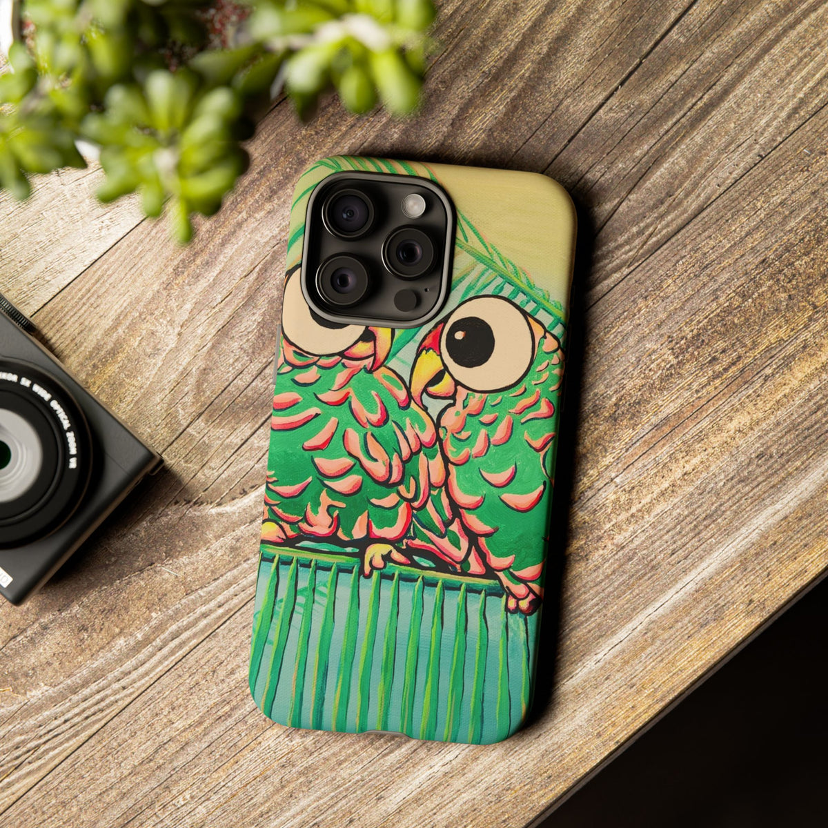 Chatty Cyclops Parrots Tough Phone Case