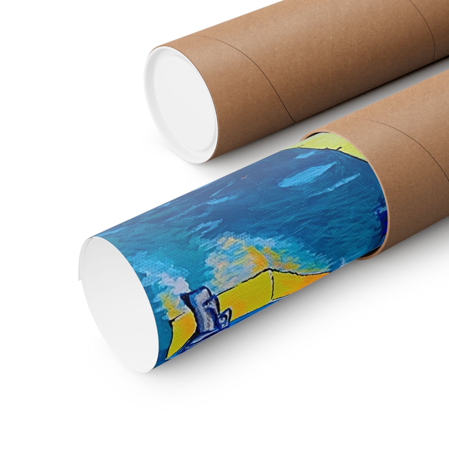 Cyclops Cat and Dog in Bocas Giclée Art Poster