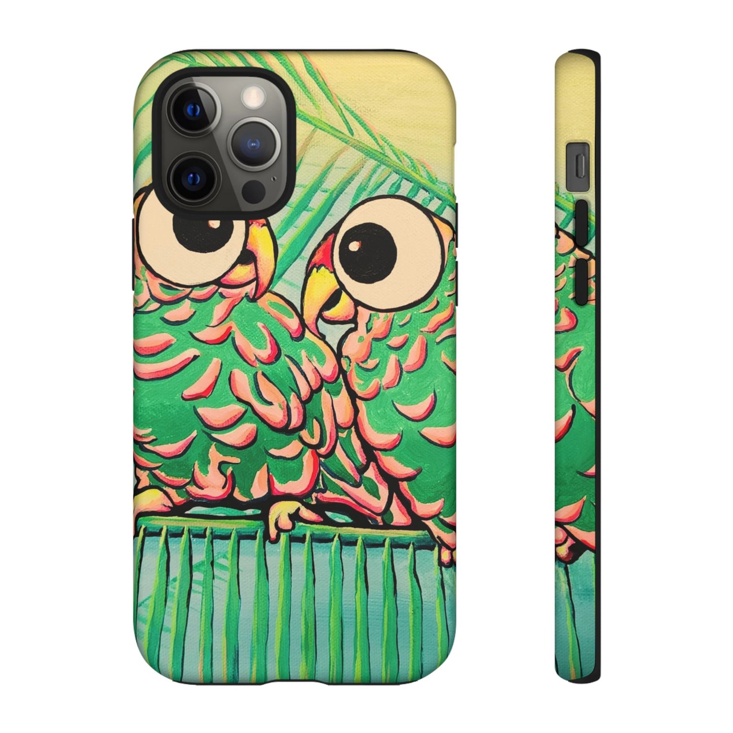 Chatty Cyclops Parrots Tough Phone Case