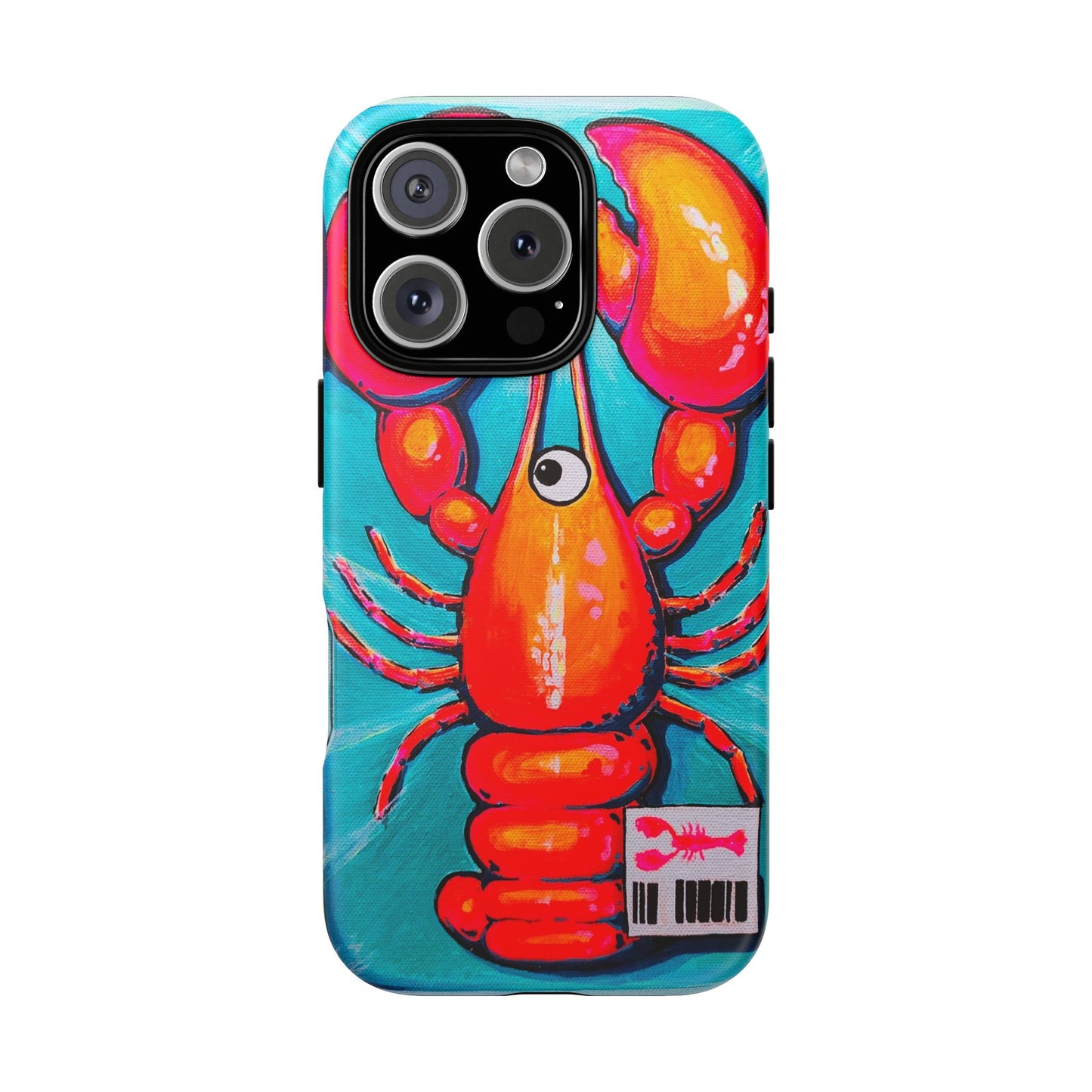 Neon Lobster Tough Phone Case