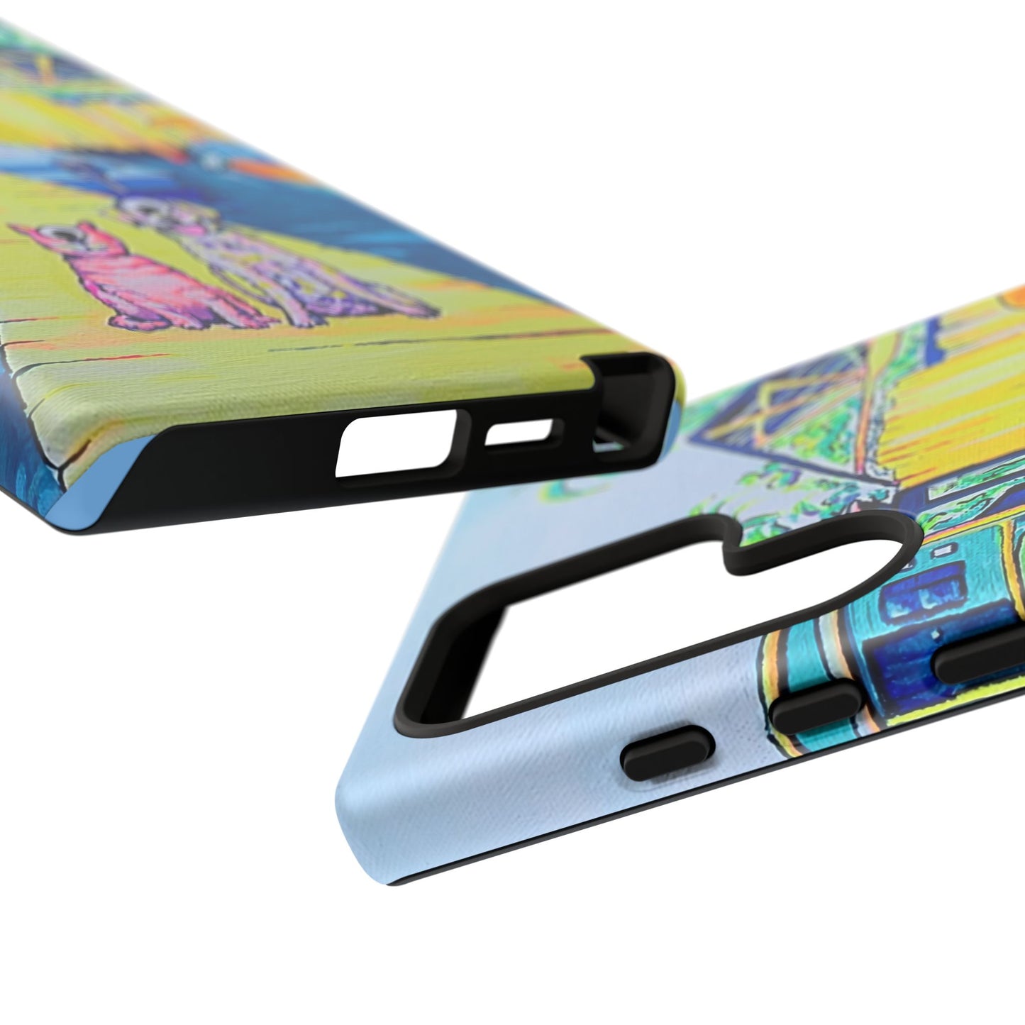 Cyclops Cat and Dog in Bocas Tough Phone Case