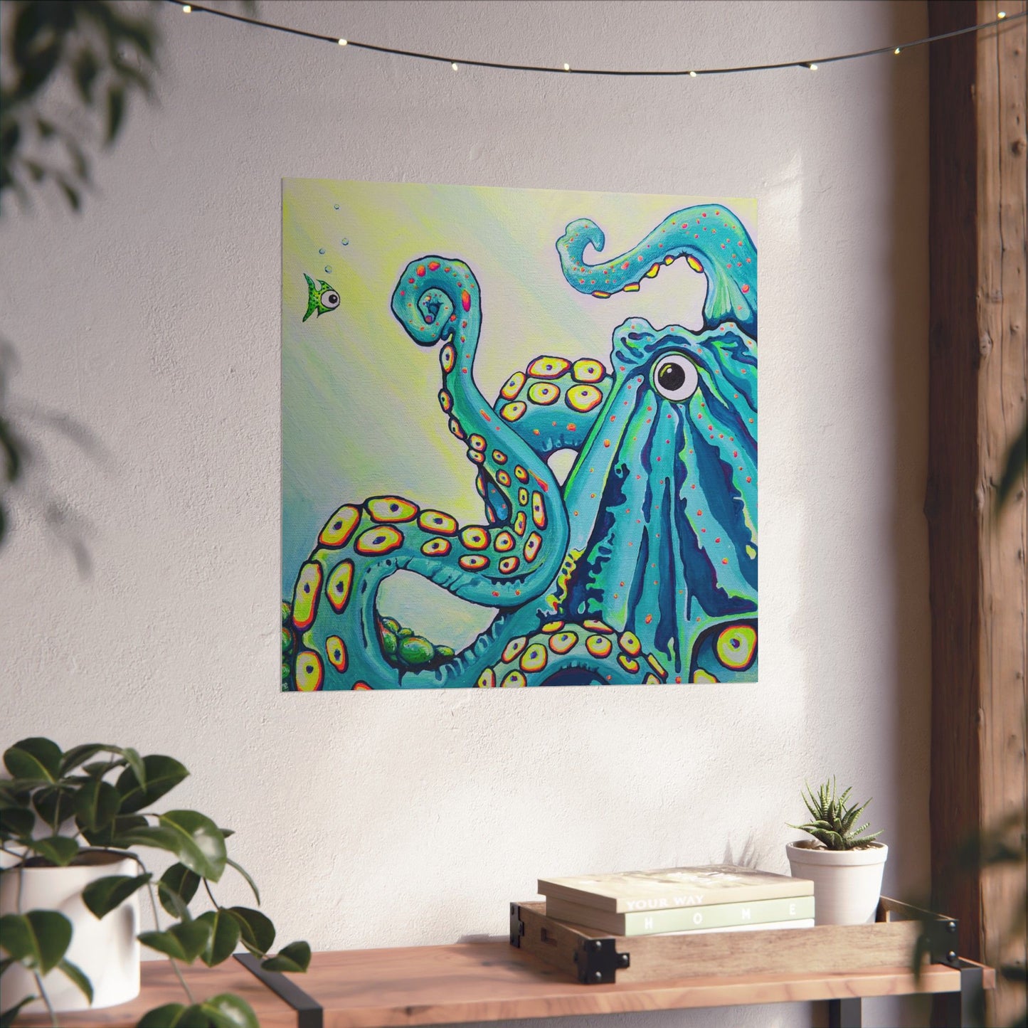 Cyclops Octopus Giclée Art Poster