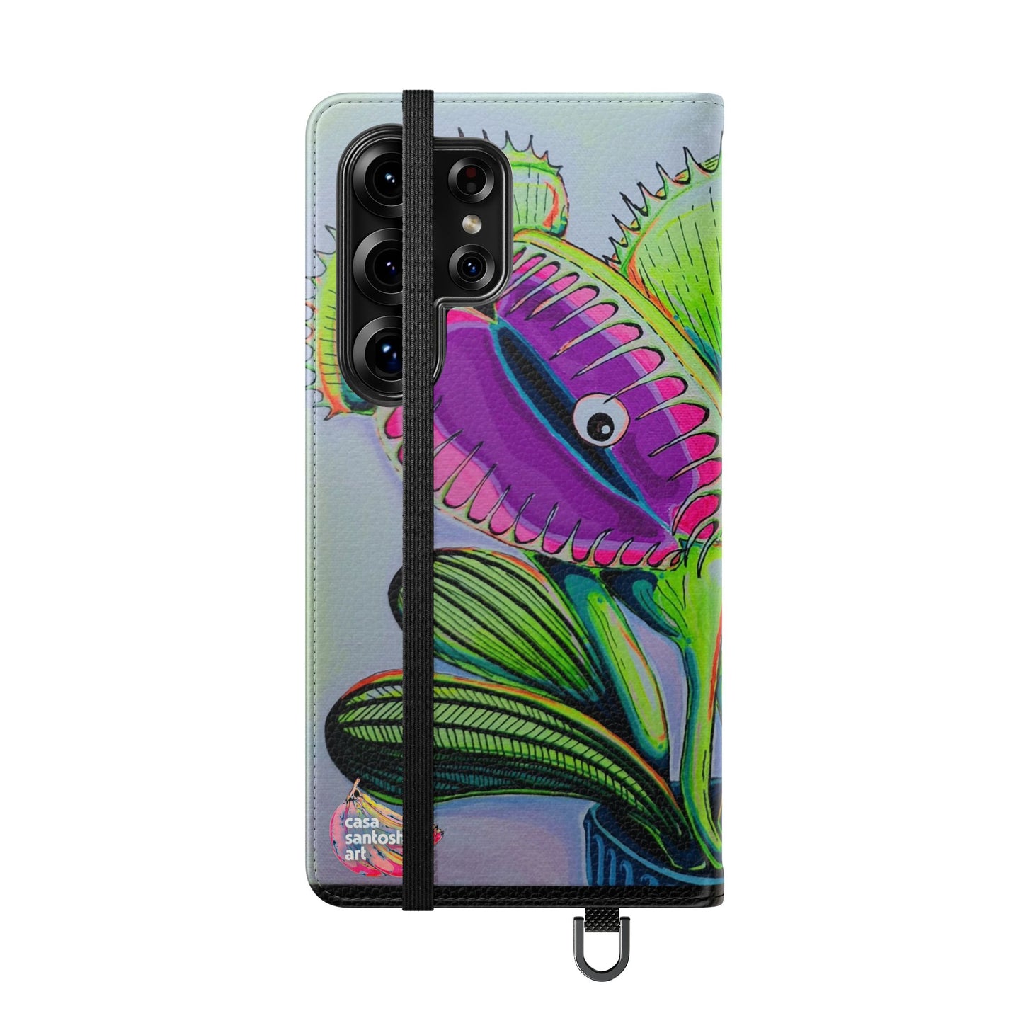 Cyclops Venus Fly Trap Flip Phone Case – Wallet Cover with Card Slots