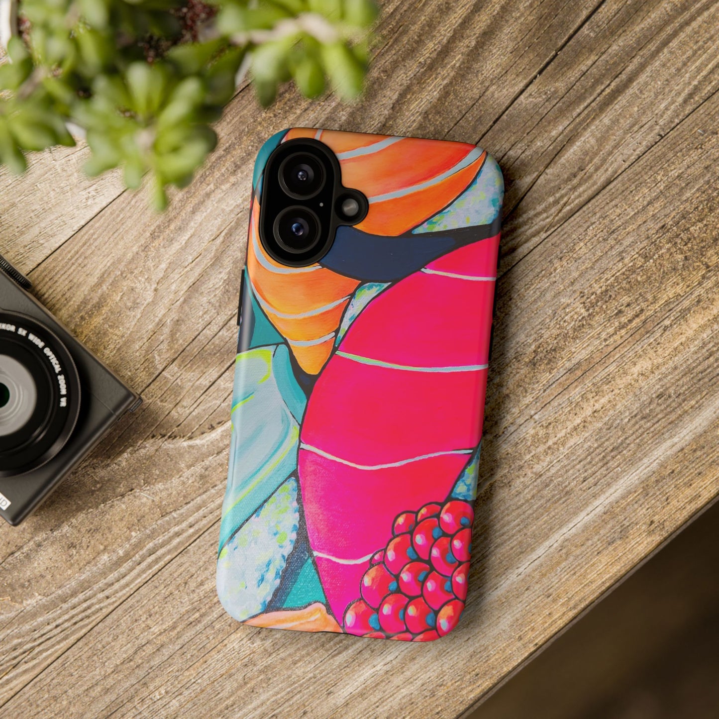 Neon Sushi Tough Phone Case