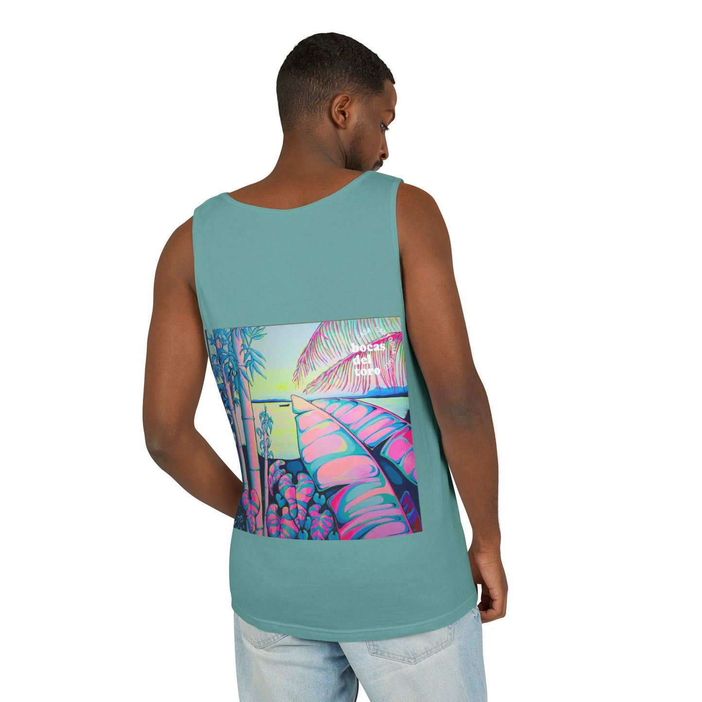 Unisex Serenity Bocas Tank Top - Perfect for Summer Vibes