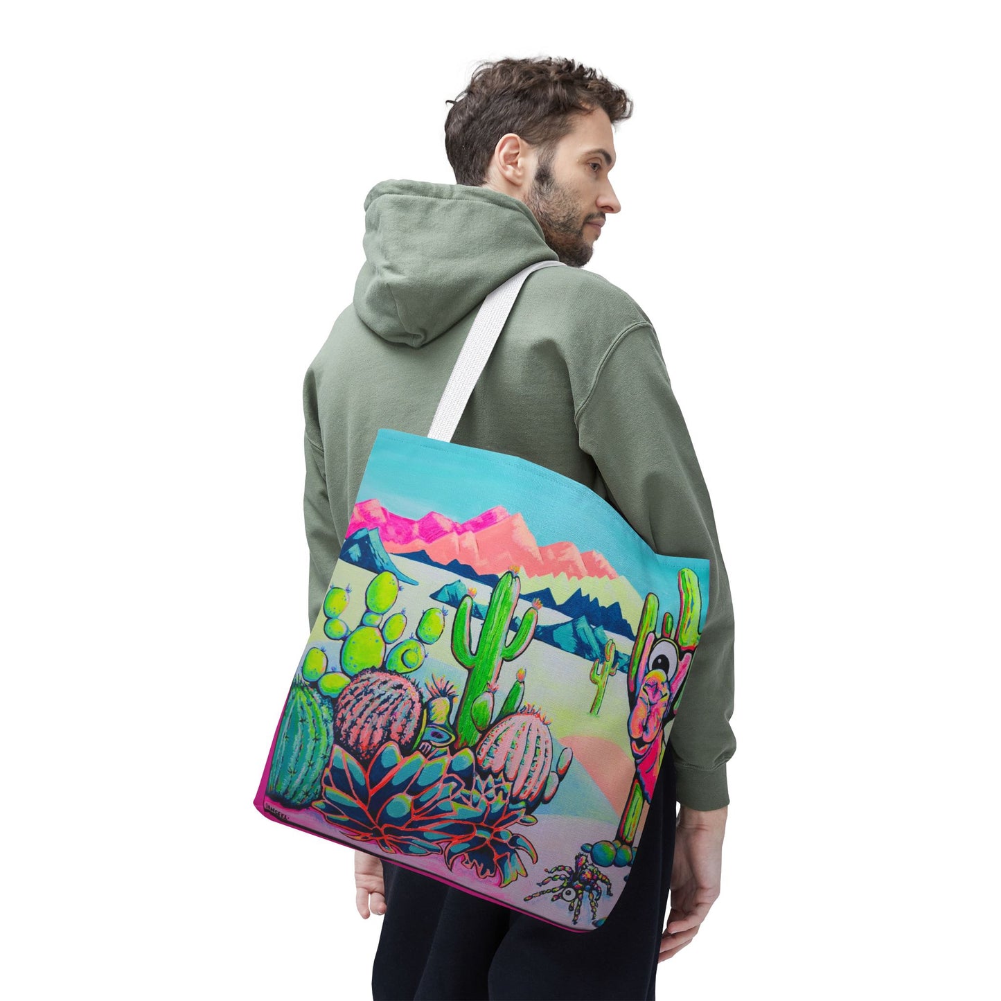 Premium Cyclops Camel Tote Bag, Original Artist Design, Reusable Shopping Tote,  Eco-Friendly