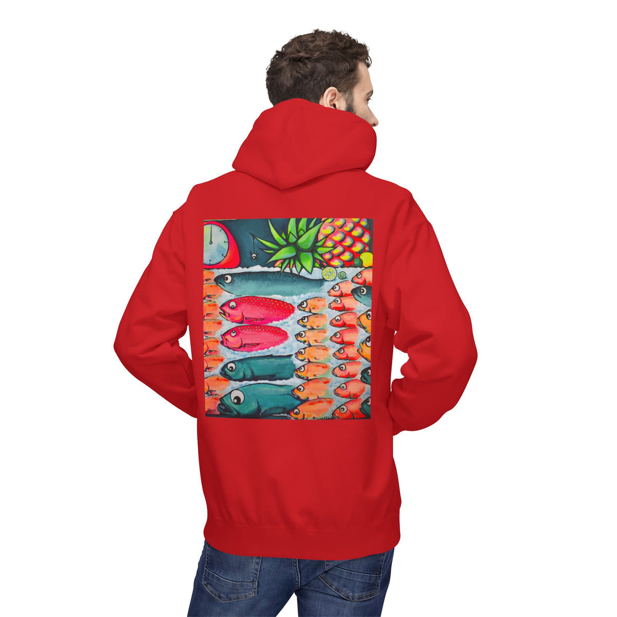 Unisex Neon Cabo Fish Market Soft Hoodie