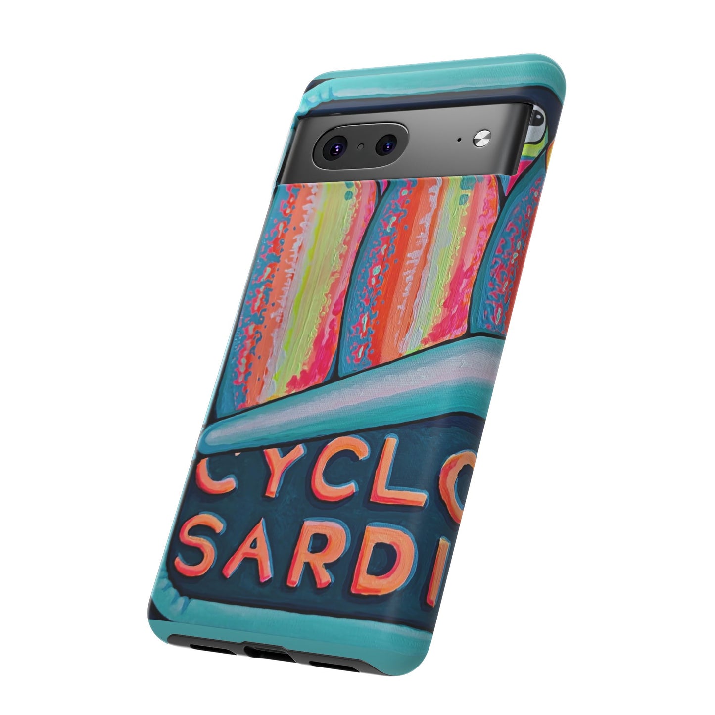 Neon Sardines Tough Phone Case