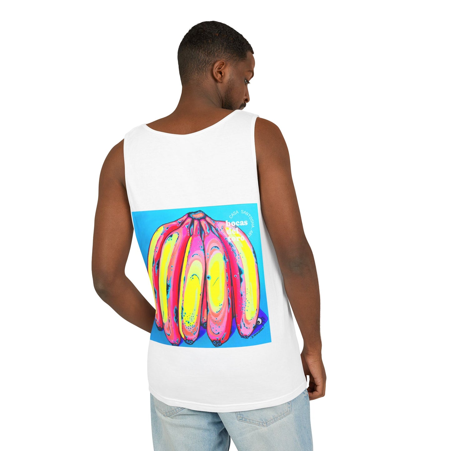 Unisex Neon Fat Bananas Tank Top - Perfect for Summer Vibes