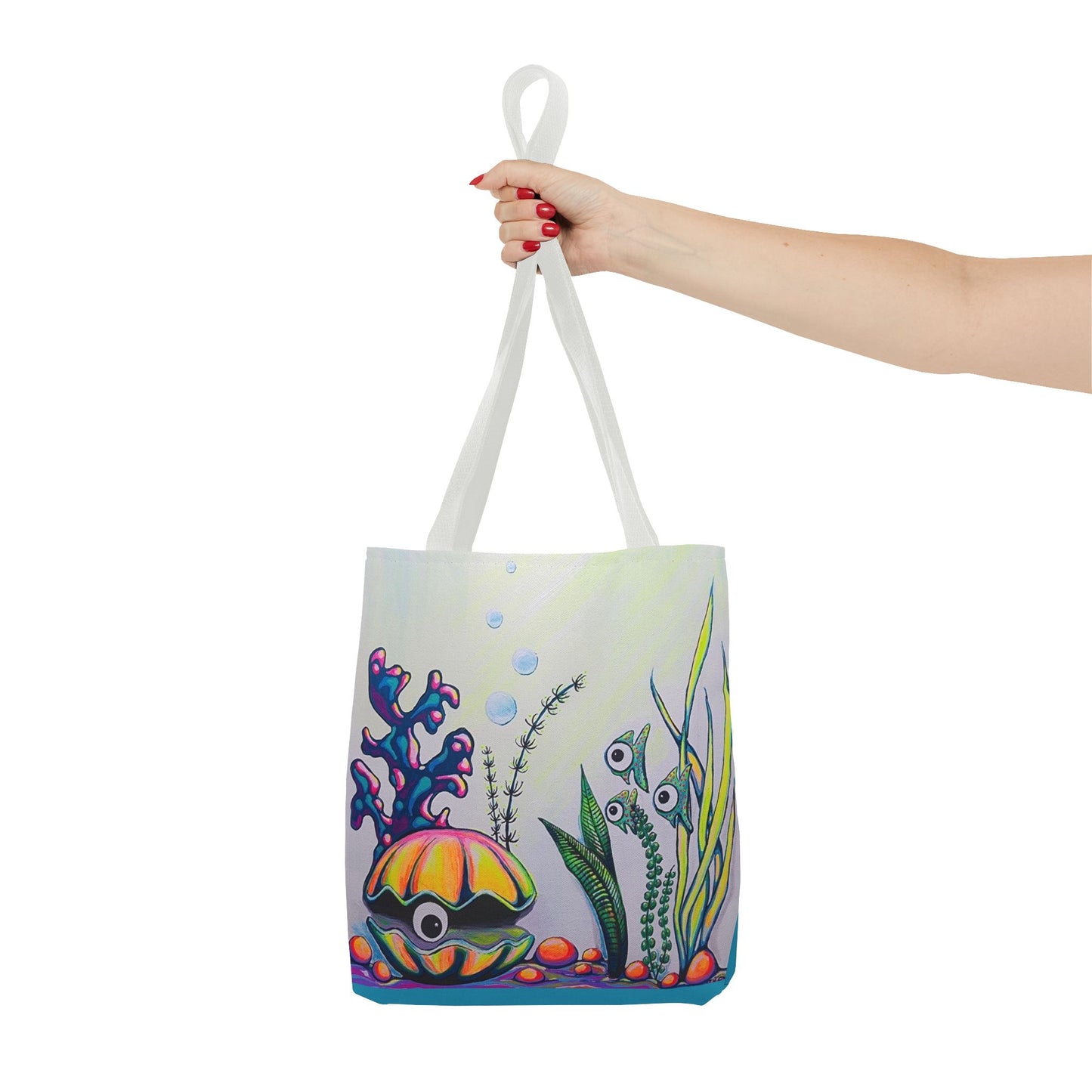 Premium Cyclops Clam Tote Bag, Original Artist Design, Reusable Shopping Tote,  Eco-Friendly