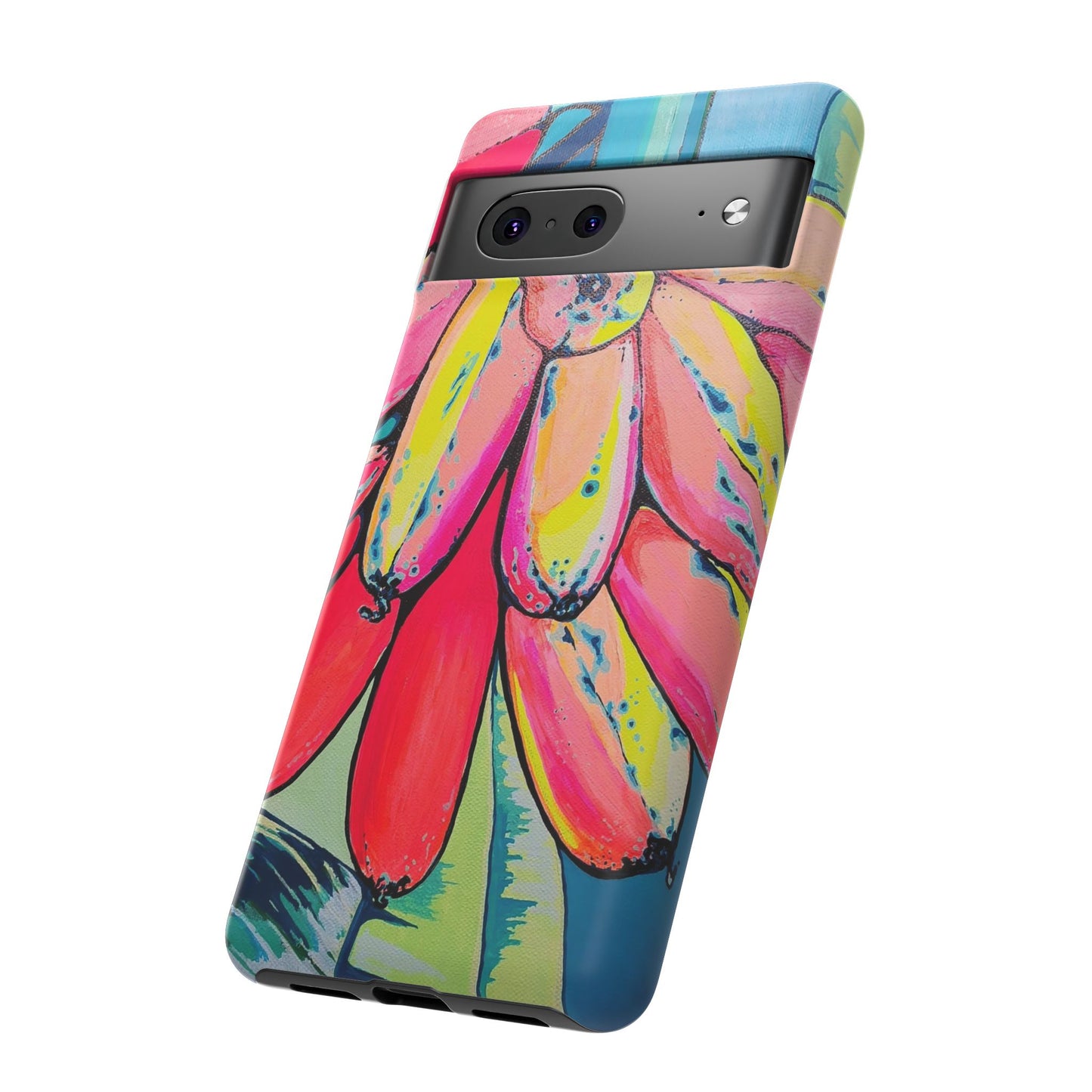 Neon Primitivo Bananas Tough Phone Case