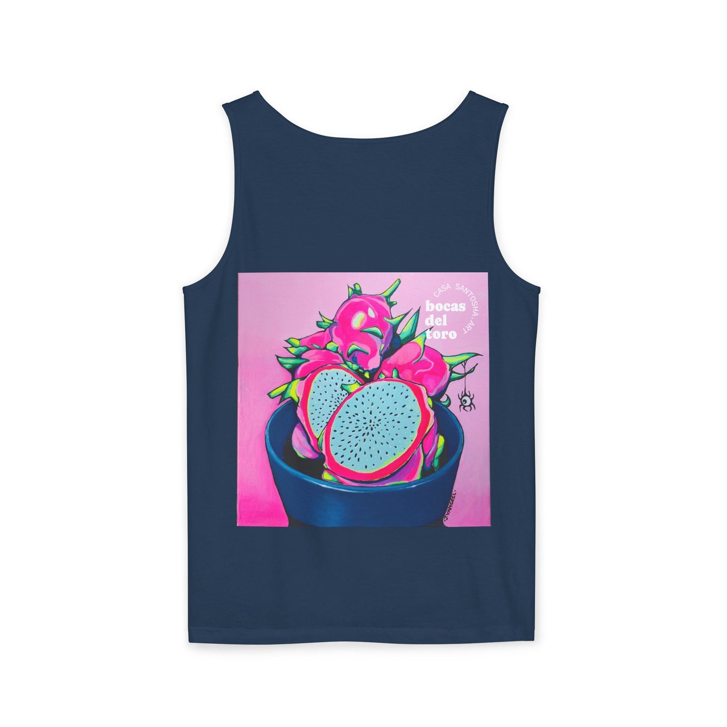 Unisex Neon Pink Dragon Fruit Tank Top - Perfect for Summer Vibes