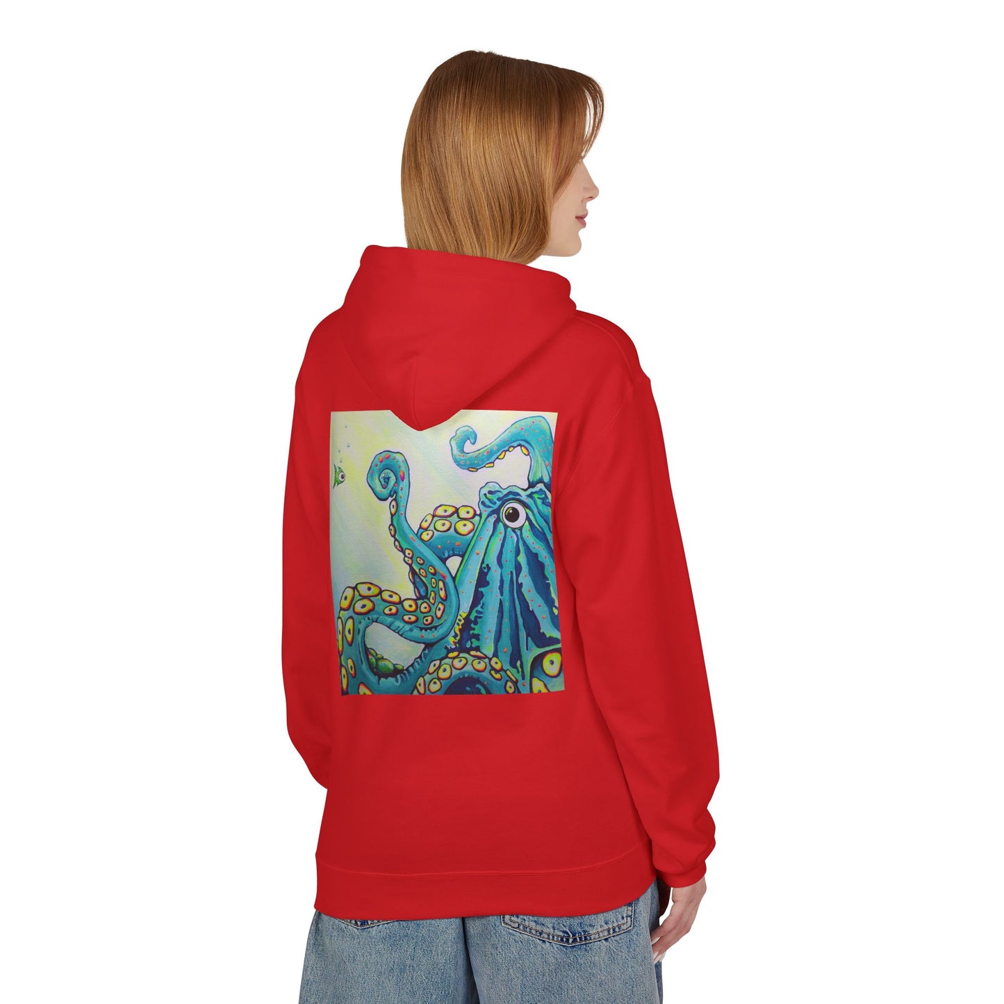Unisex Cyclops Octopus Soft Hoodie