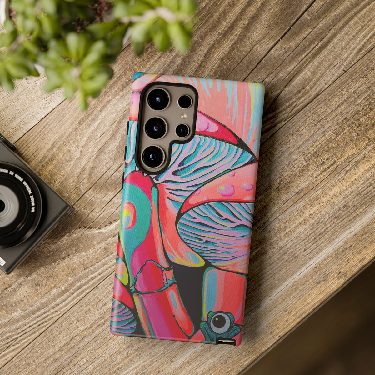 Coque de téléphone résistante Trippy Mushrooms