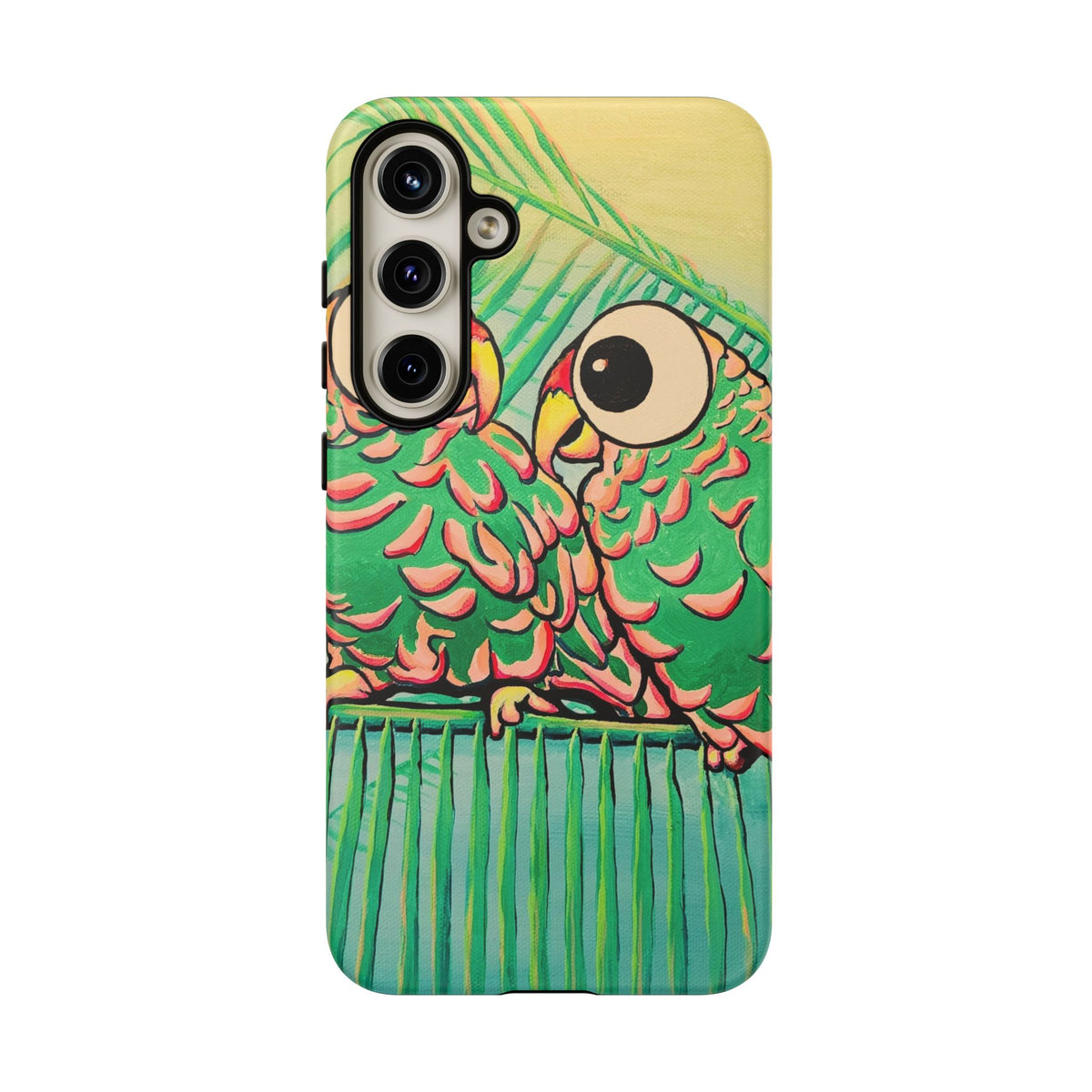 Chatty Cyclops Parrots Tough Phone Case