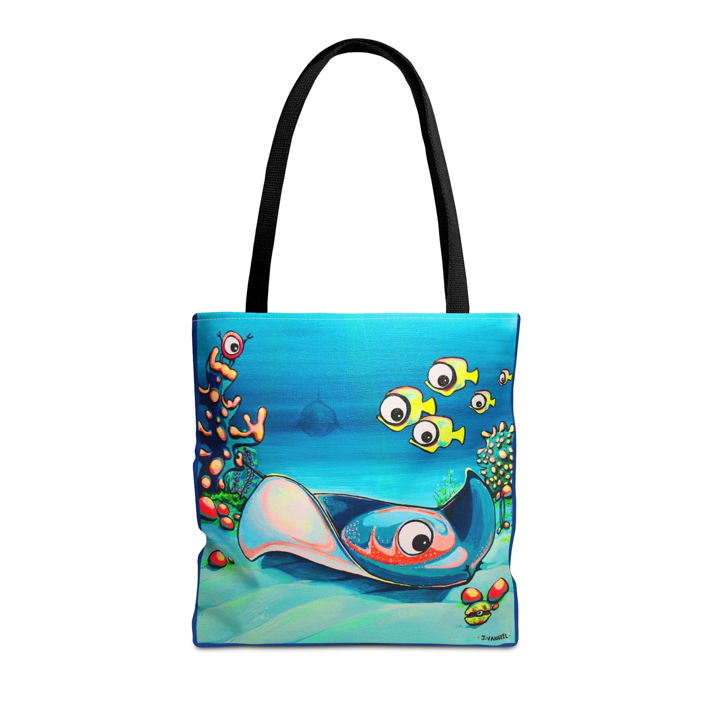Premium Cyclops Stingray Tote Bag, Original Artist Design, Reusable Shopping Tote, Eco-Friendly