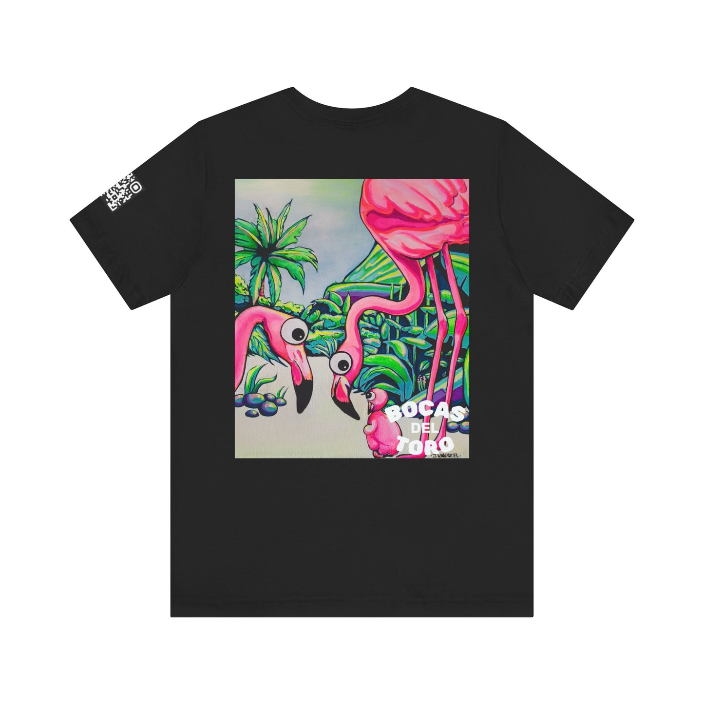 Unisex Cyclops Flamingo Family Tee