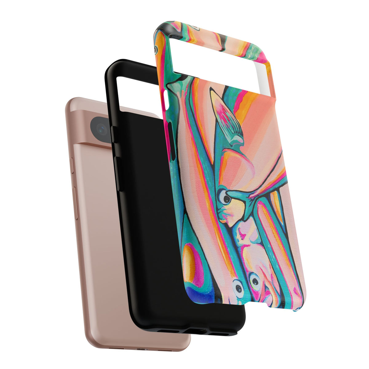 Neon Fish Tough Phone Case