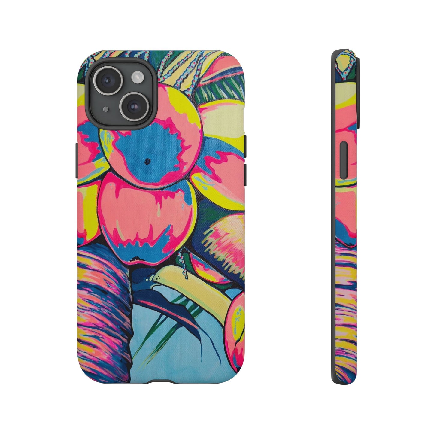Neon Coconuts Tough Phone Case