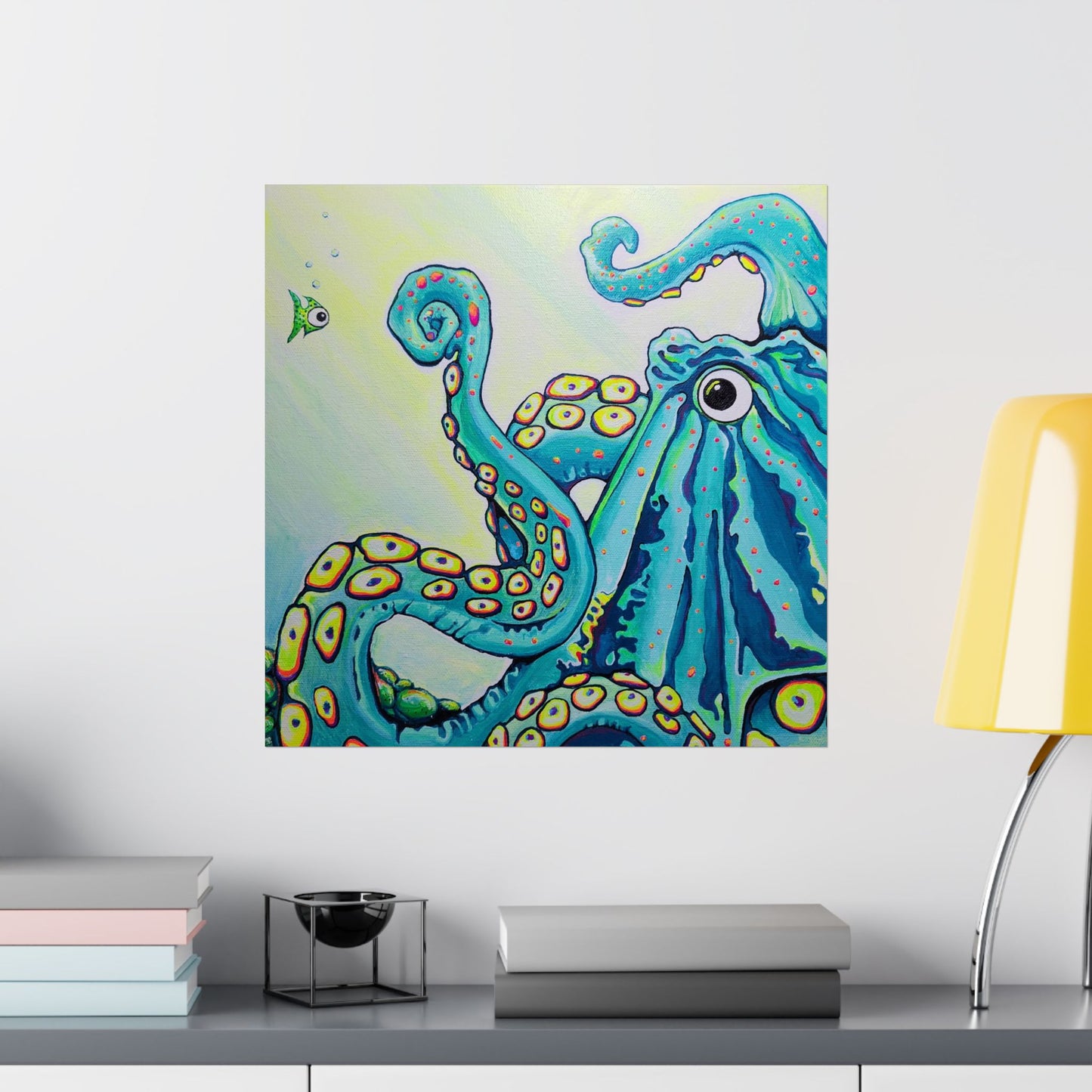 Cyclops Octopus Giclée Art Poster