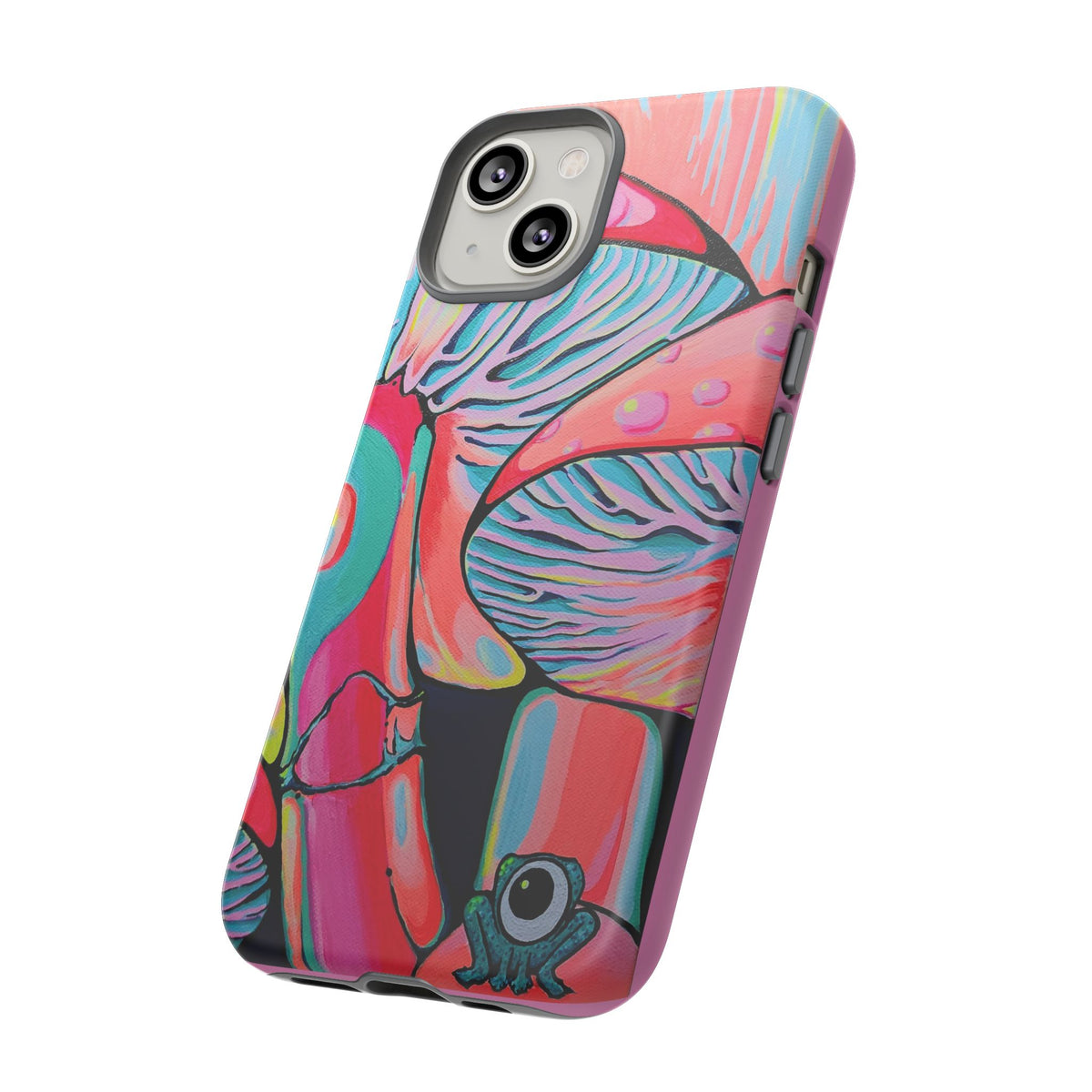 Coque de téléphone résistante Trippy Mushrooms