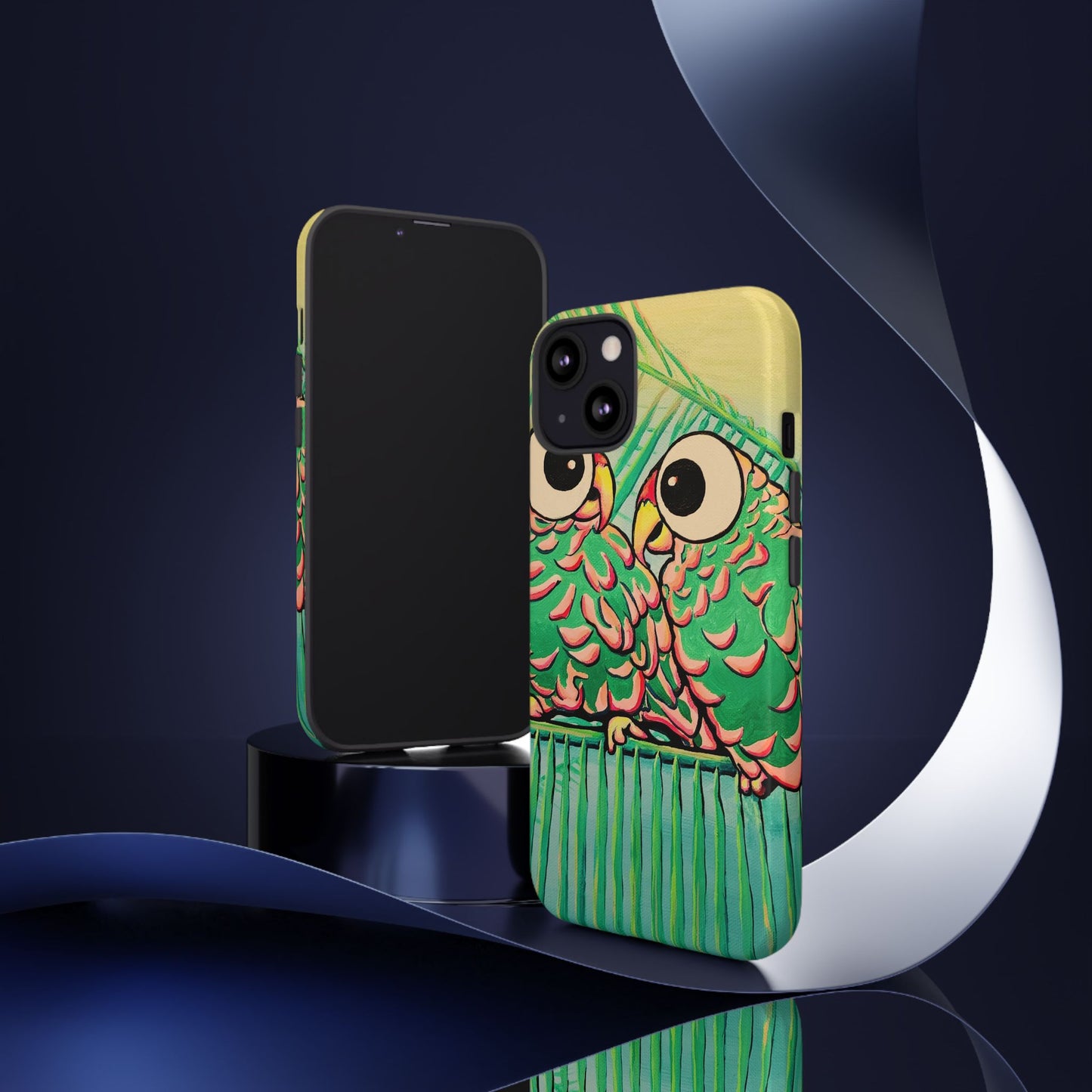 Chatty Cyclops Parrots Tough Phone Case
