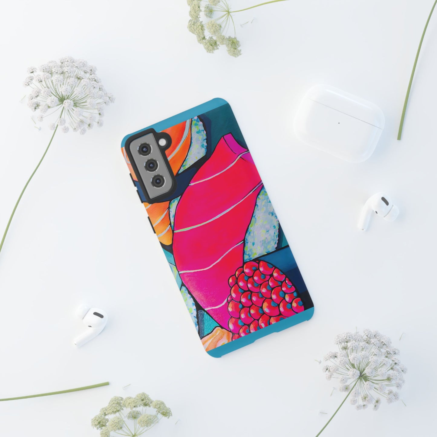 Coque de téléphone résistante Néon Sushi