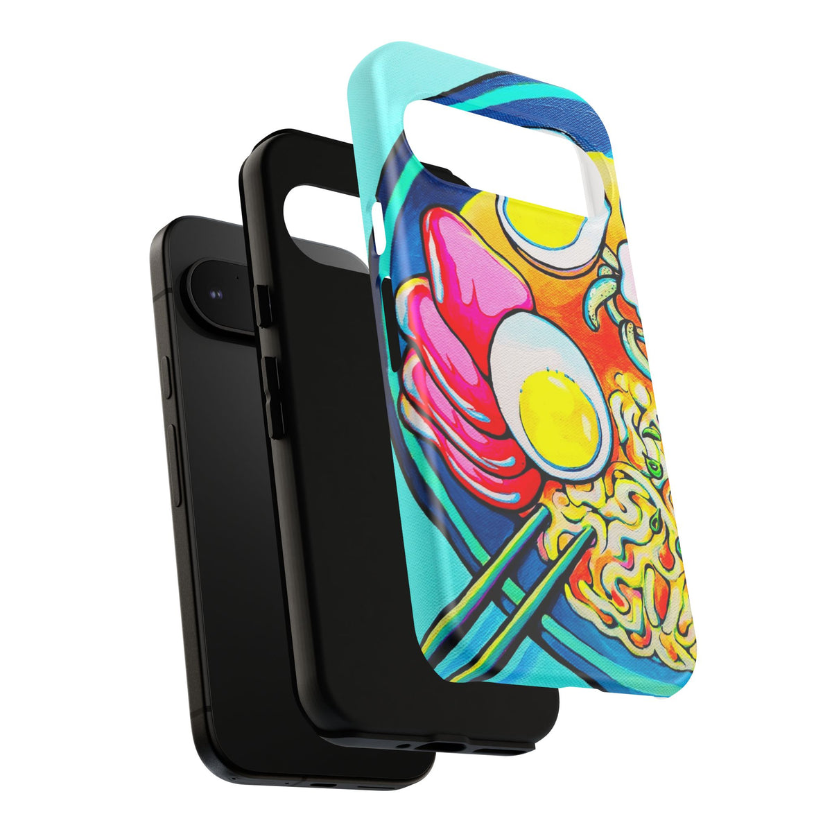 Coque de téléphone résistante Neon Ramen