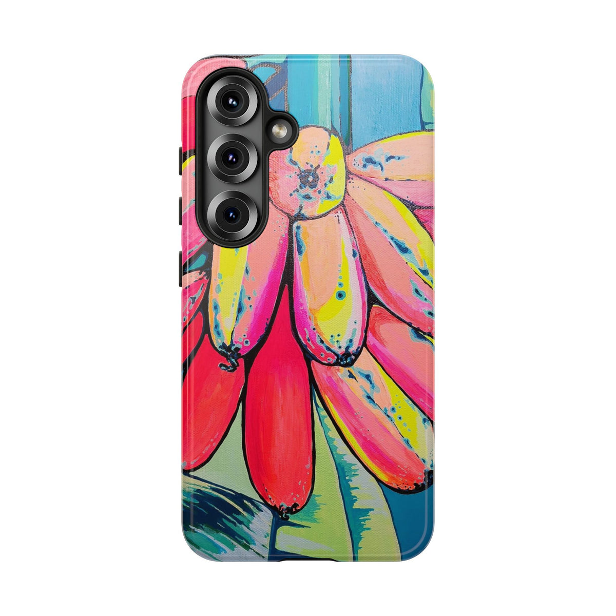 Neon Primitivo Bananas Tough Phone Case