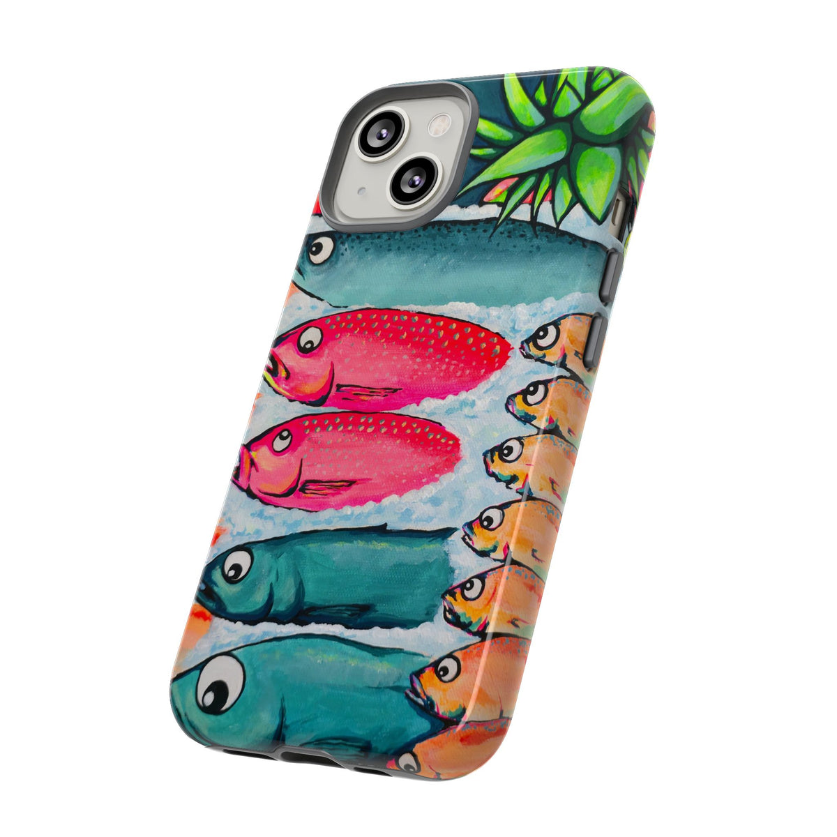 Neon Cabo Fish Market Tough Phone Case