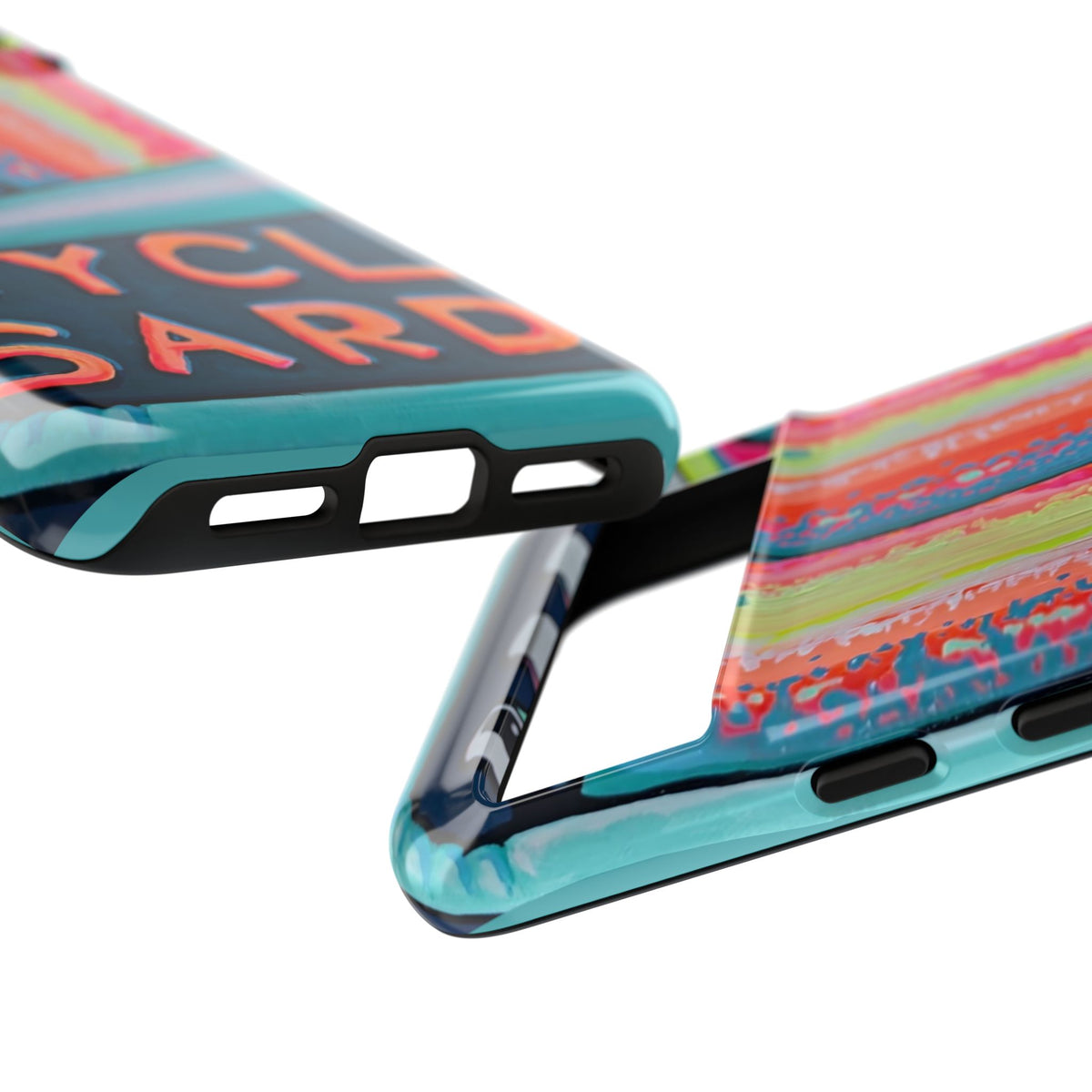 Neon Sardines Tough Phone Case
