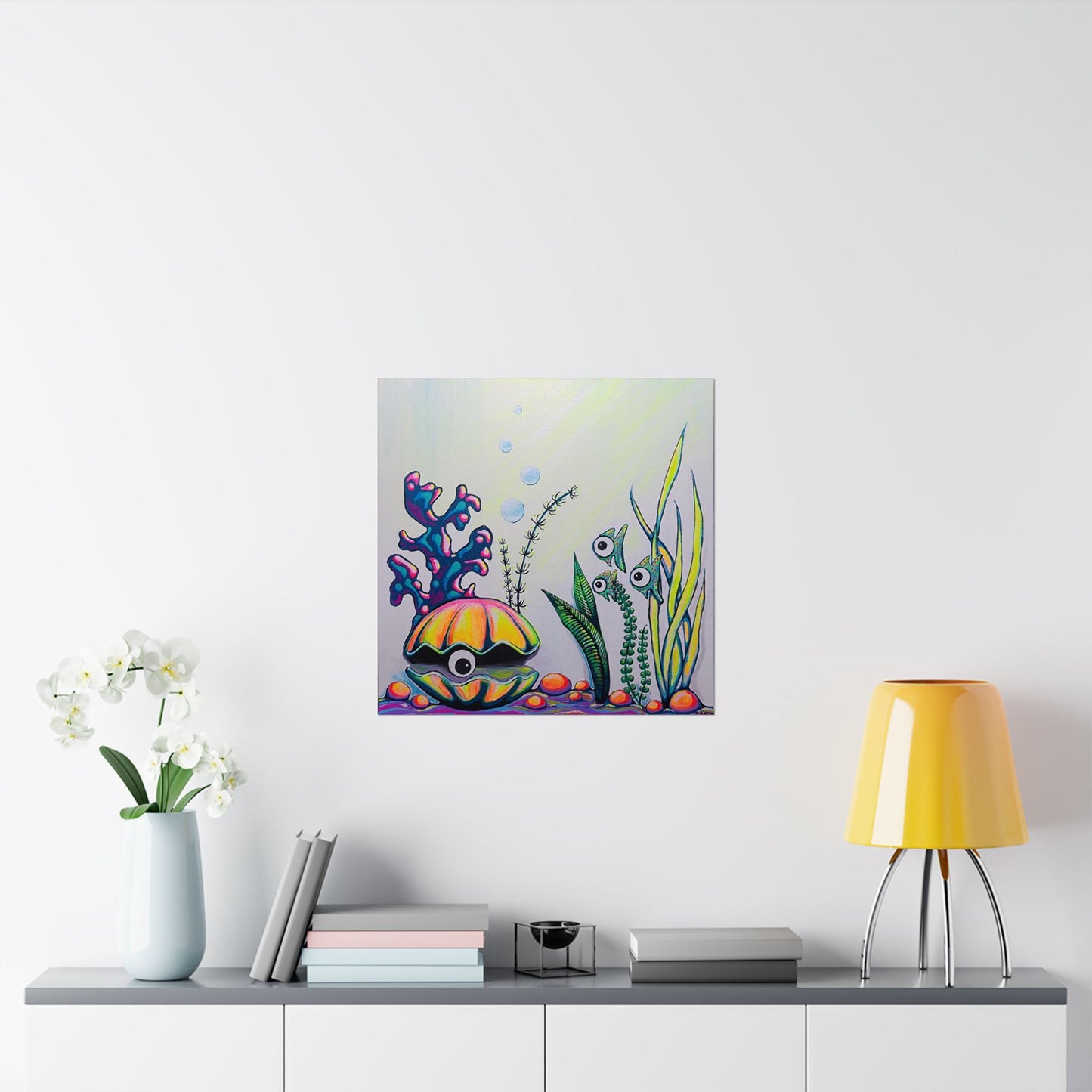 Cyclops Clam Giclée Art Poster