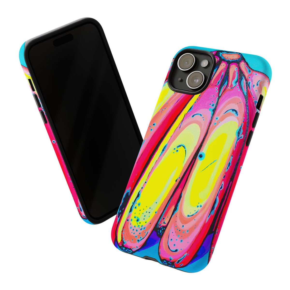 Neon Fat Bananas Tough Phone Case
