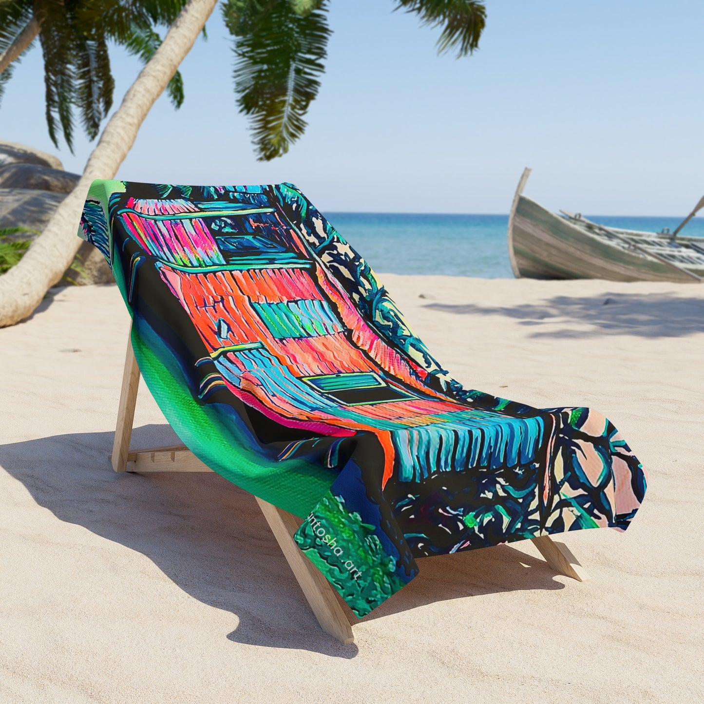 Luis Russell House Bocas Beach Towel for Summer Fun and Vacation Essentials