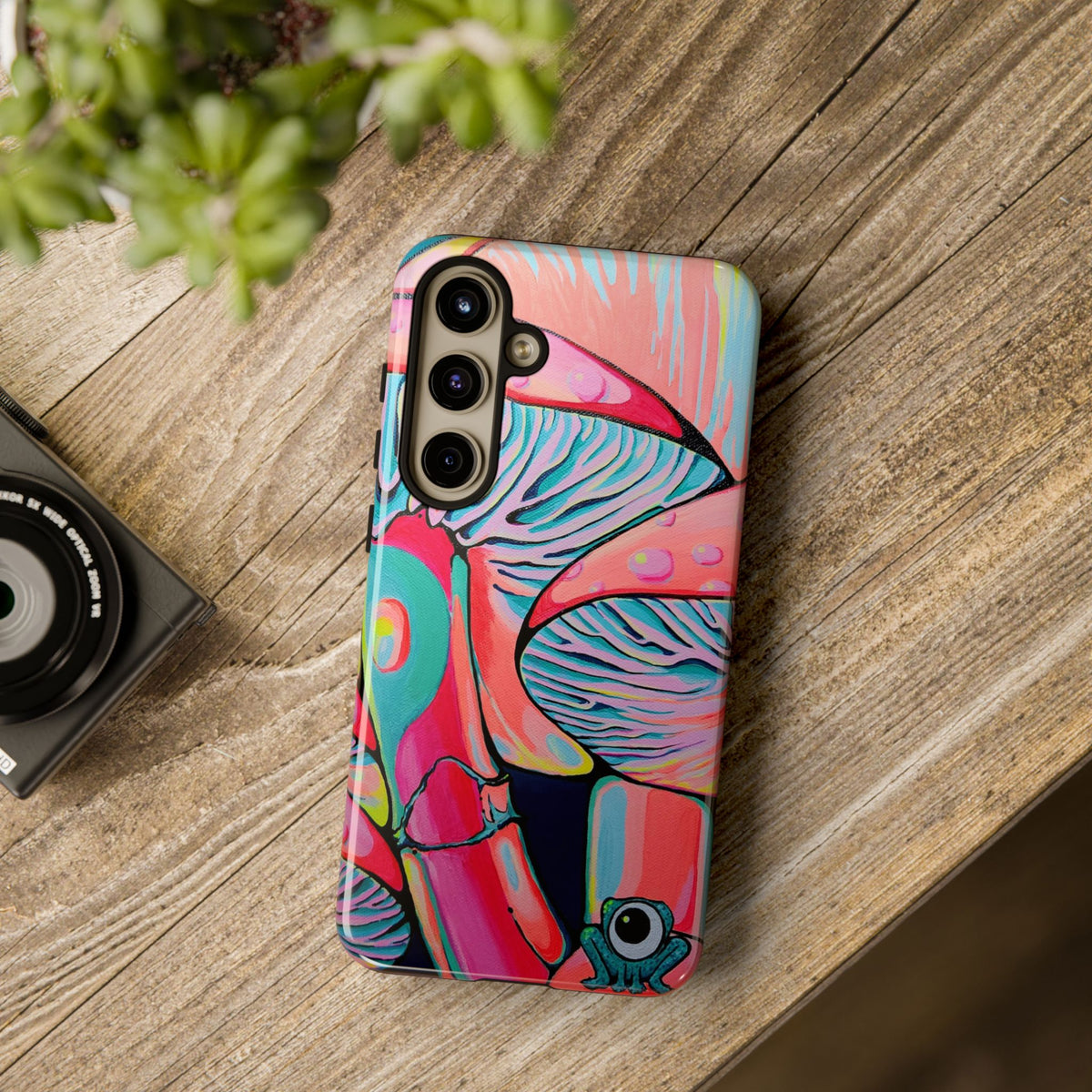 Coque de téléphone résistante Trippy Mushrooms
