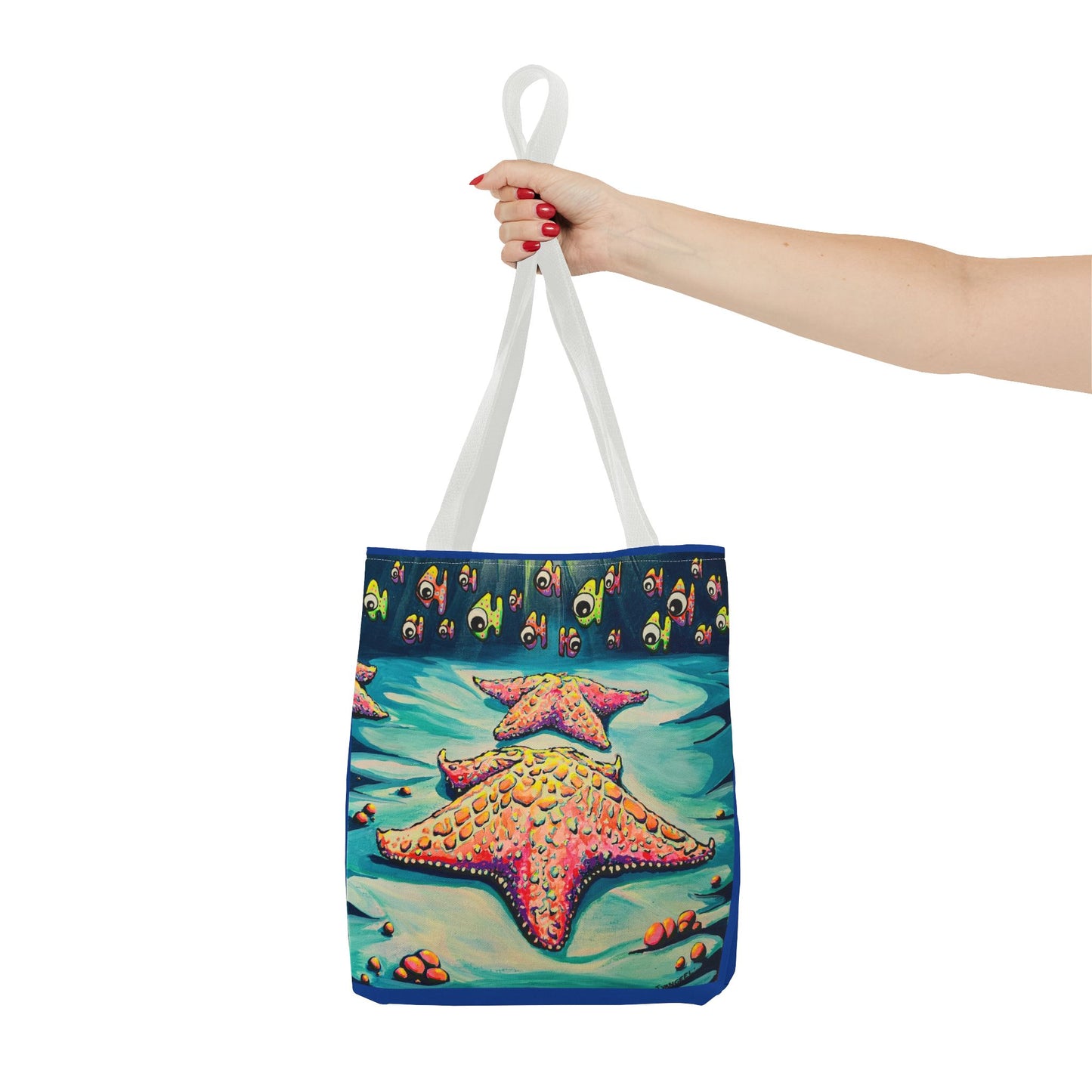 Premium Cyclops Starfish Tote Bag, Original Artist Design, Reusable Shopping Tote, Eco-Friendly