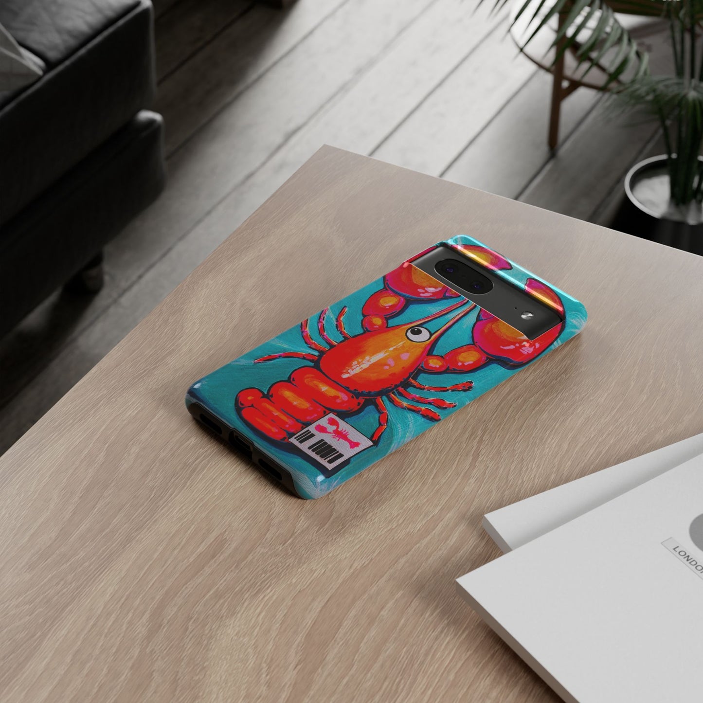 Neon Lobster Tough Phone Case