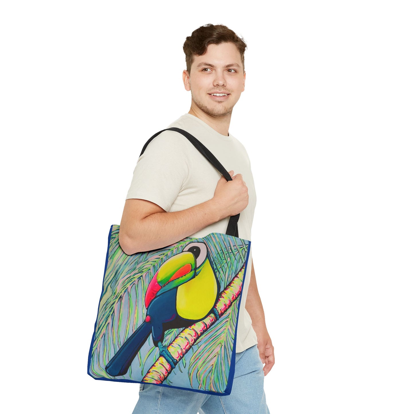 Premium Cyclops Toucan Tote Bag, Original Artist Design, Reusable Shopping Tote,  Eco-Friendly
