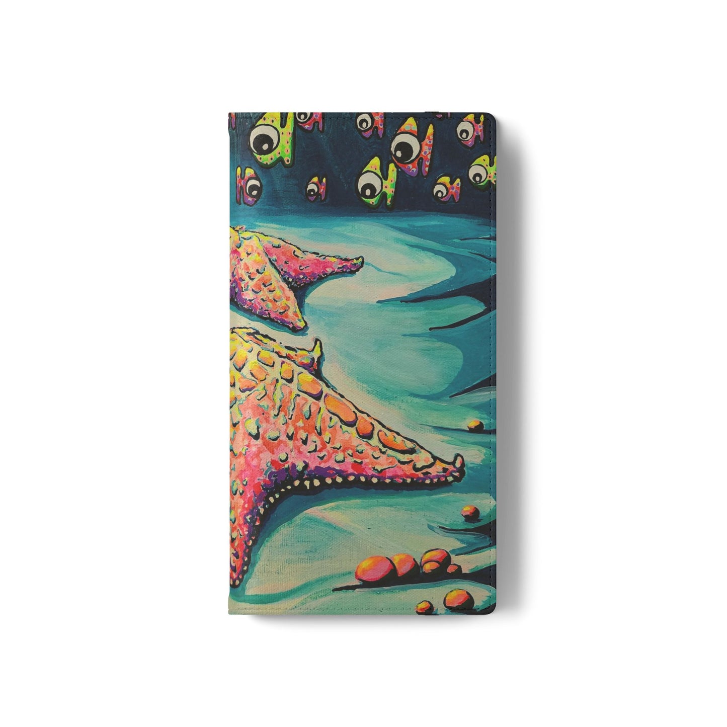 Cyclops Starfish Flip Phone Case – Wallet Cover with Card Slots