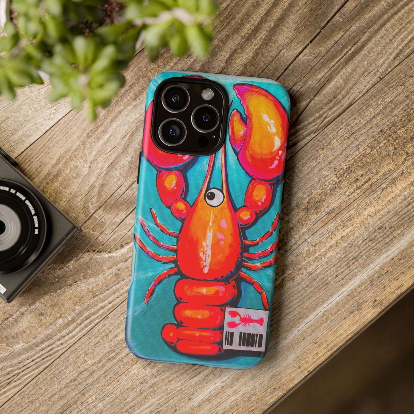 Neon Lobster Tough Phone Case