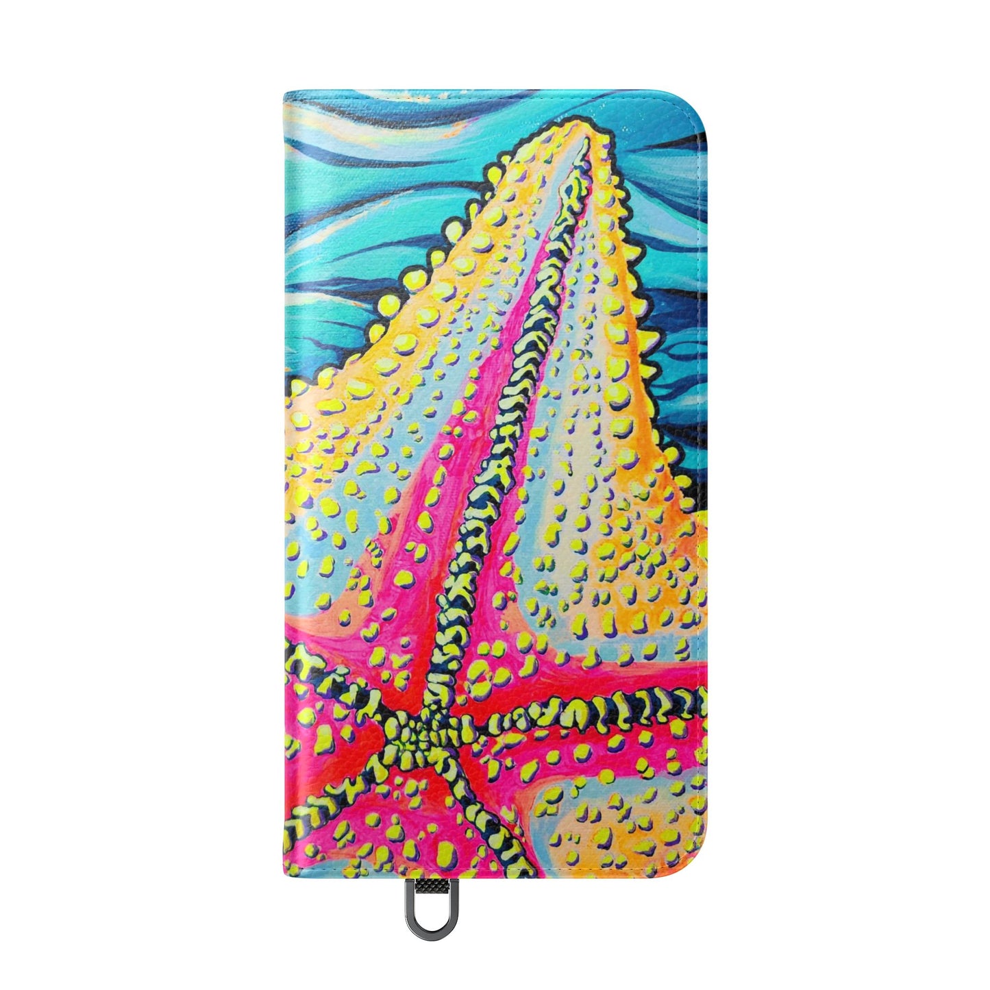 Starfish Beach Bocas Flip Phone Case – Wallet Cover with Card Slots