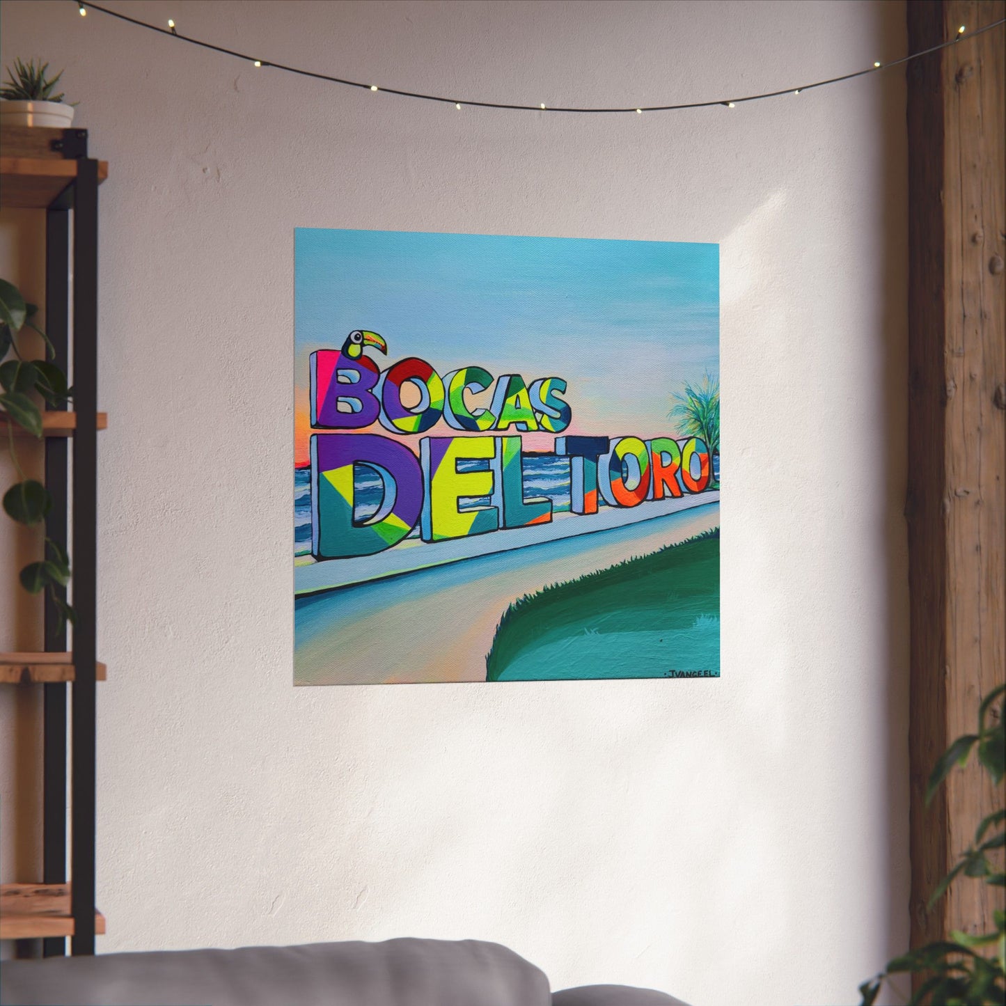Bocas Del Toro Sign Giclée Art Poster