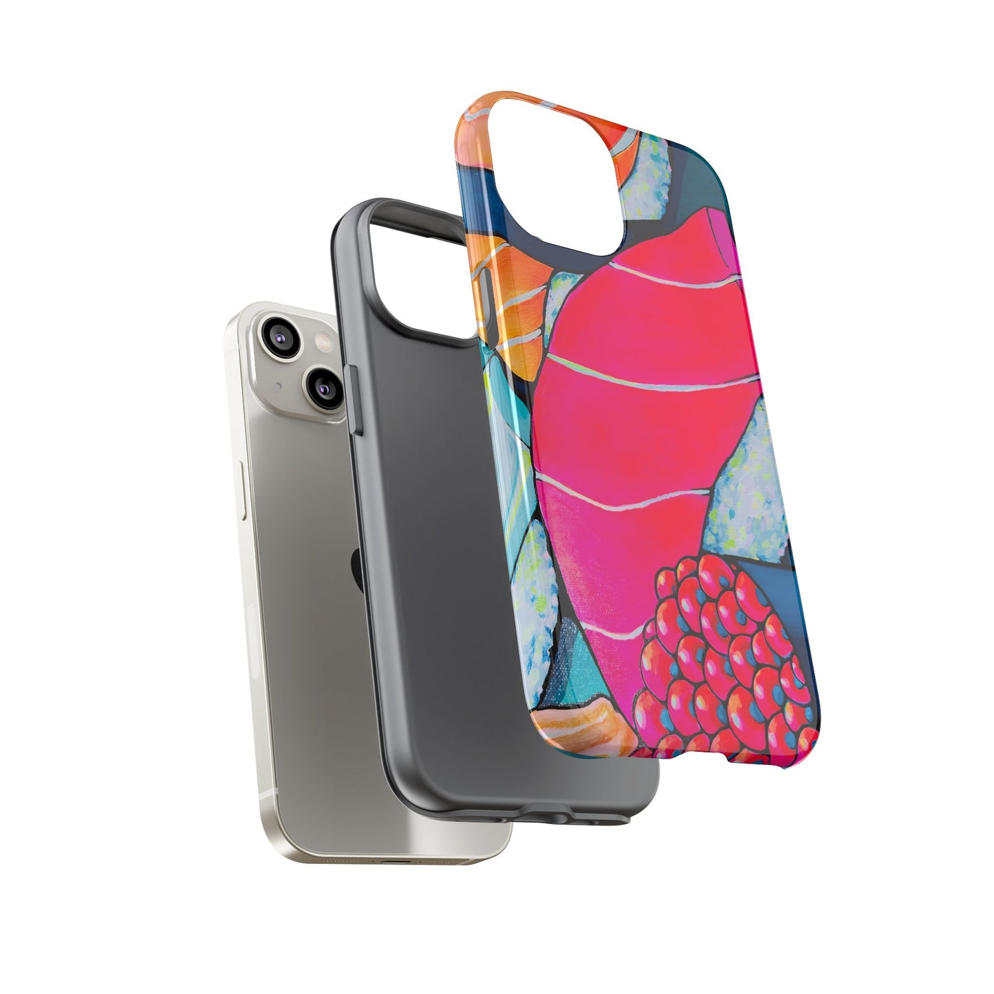 Coque de téléphone résistante Néon Sushi