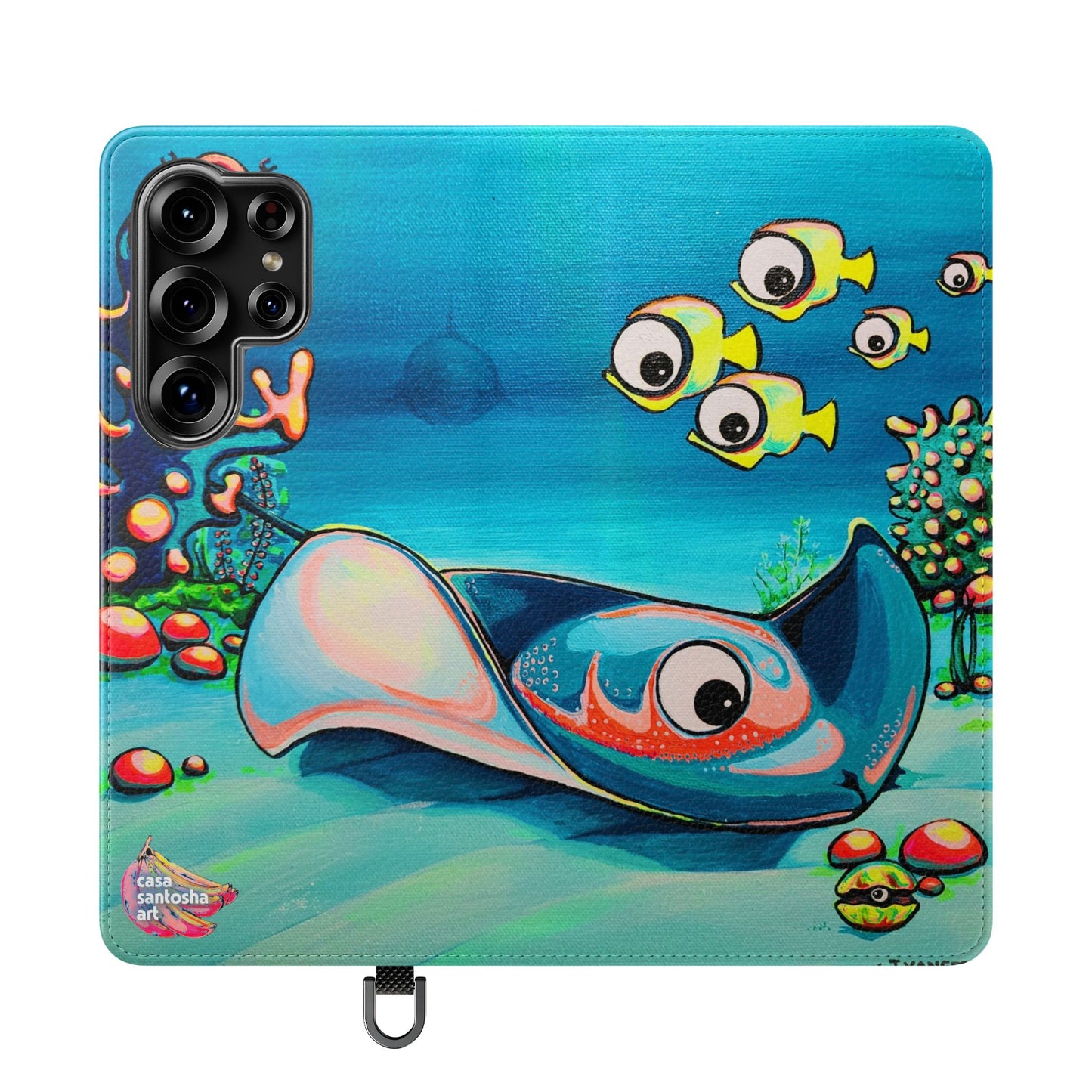 Cyclops Stingray Flip Phone Case – Wallet Cover with Card Slots