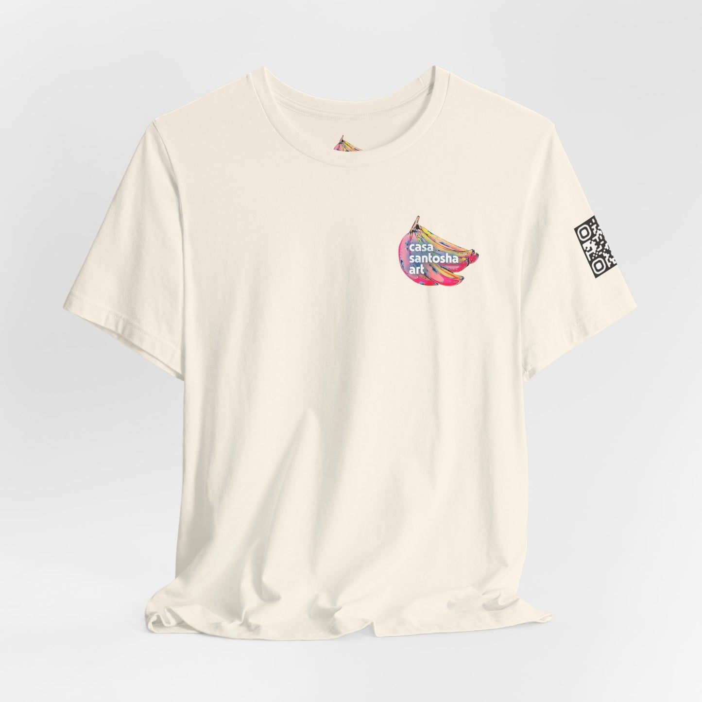 T-shirt unisexe néon à motif poisson frit