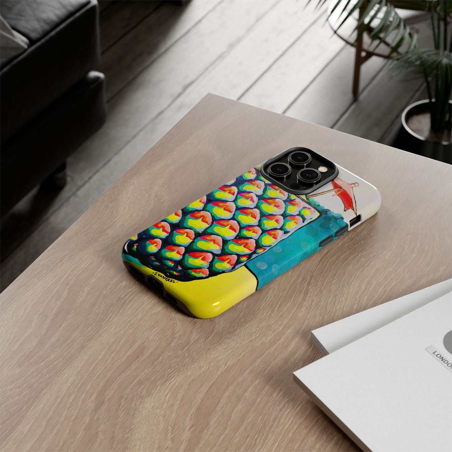 Neon Piña Colada Tough Phone Case