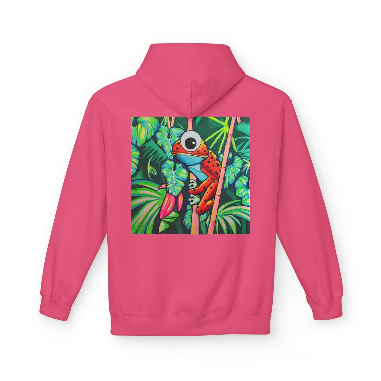 Unisex Cyclops Red Frog Soft Hoodie