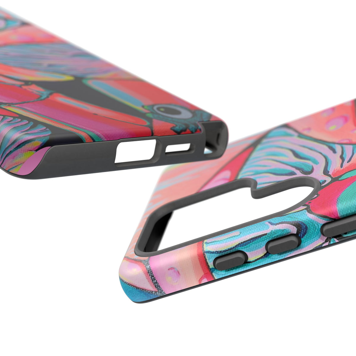Coque de téléphone résistante Trippy Mushrooms
